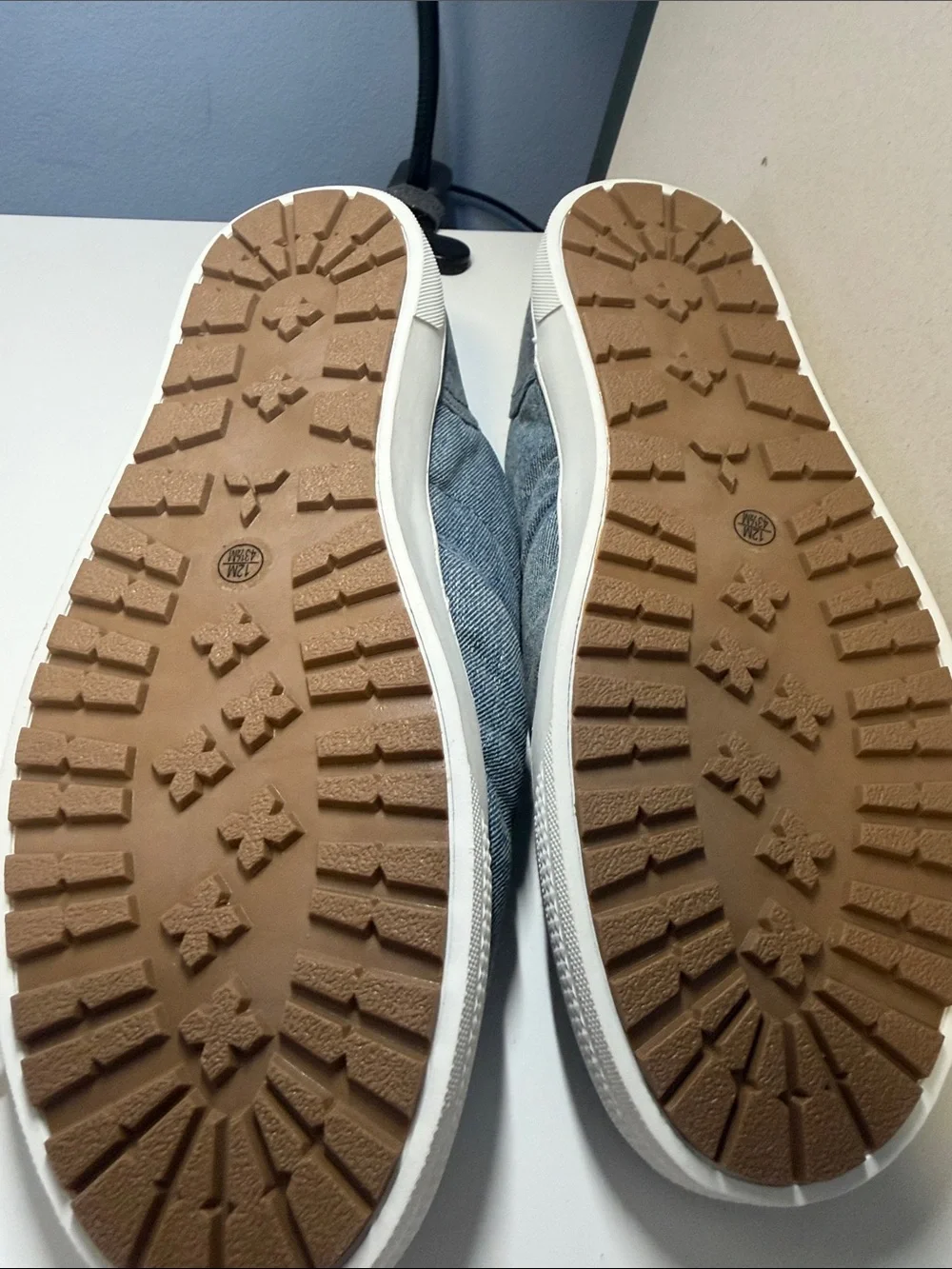 Lucky Brand Light Blue Canvas Lace-Up Sneakers